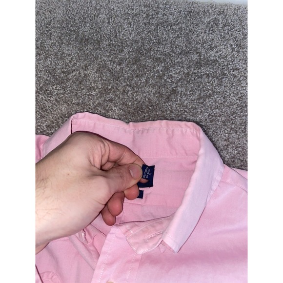 Polo Ralph Lauren Classic Fit Shirt Solid Pink 16-34/35 Mens XLT Blue Pony Prep - Picture 4 of 8